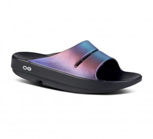 Oofos Ooahh Luxe Slippers Dames Indigo | Nederland-08257FBHM