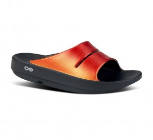 Oofos Ooahh Luxe Slippers Dames Oranje | Nederland-20154NDMO