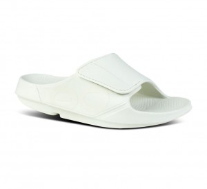 Oofos Ooahh Sport Flex Slippers Heren Lichtgroen | Nederland-97824XBQZ