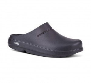 Oofos Oocloog Klompen Heren Zwart | Nederland-35608FUHM