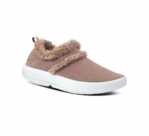 Oofos Oocoozie Low Pantoffels Dames Beige | Nederland-71056JYNO