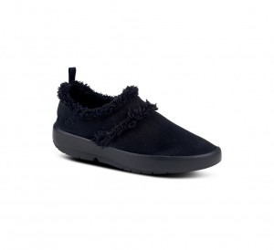Oofos Oocoozie Low Pantoffels Dames Zwart | Nederland-43528UJNQ