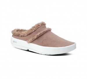 Oofos Oocoozie Mule Pantoffels Dames Beige | Nederland-35482IZEF