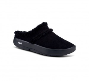 Oofos Oocoozie Mule Pantoffels Dames Zwart | Nederland-46037IRTV