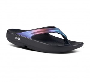 Oofos Oolala Luxe Slippers Dames Indigo | Nederland-90731LRWA
