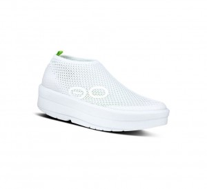 Oofos Oomega Chukka Slip On Schoenen Dames Wit | Nederland-01732DVPM