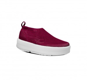 Oofos Oomega Chukka Slip On Schoenen Dames Donkerrood | Nederland-79136HPJE