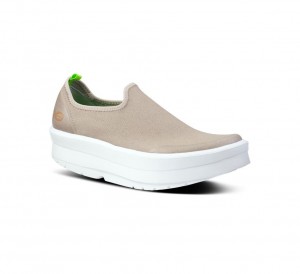 Oofos Oomega Eezee Low Slip On Schoenen Dames Bruin Grijs | Nederland-02738UNTE