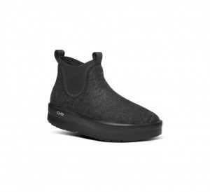 Oofos Oomega Londoner Laarzen Dames Zwart | Nederland-94805QNTY