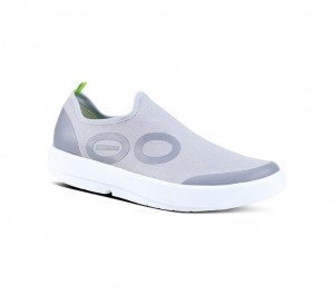 Oofos Oomg Eezee Low Slip On Schoenen Heren Grijs | Nederland-54367LHRD