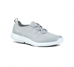 Oofos Oomg Sport Ls Low Sneakers Dames Grijs | Nederland-32598FHOQ