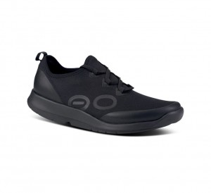 Oofos Oomg Sport Ls Low Sneakers Dames Zwart | Nederland-15928OZVB