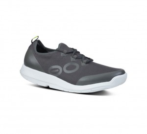 Oofos Oomg Sport Ls Low Sneakers Heren Donkergrijs | Nederland-50312EGMX