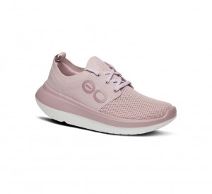 Oofos Oomy Stride Sneakers Dames Beige | Nederland-64930HLRT
