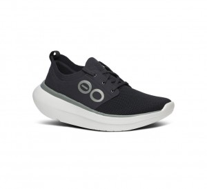 Oofos Oomy Stride Sneakers Heren Zwart Wit | Nederland-23780NKGW
