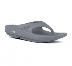 Oofos Ooriginal Slippers Heren Donkergrijs | Nederland-81407BCEW