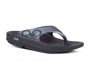 Oofos Ooriginal Sport Slippers Dames Donkergrijs | Nederland-09823LMWE